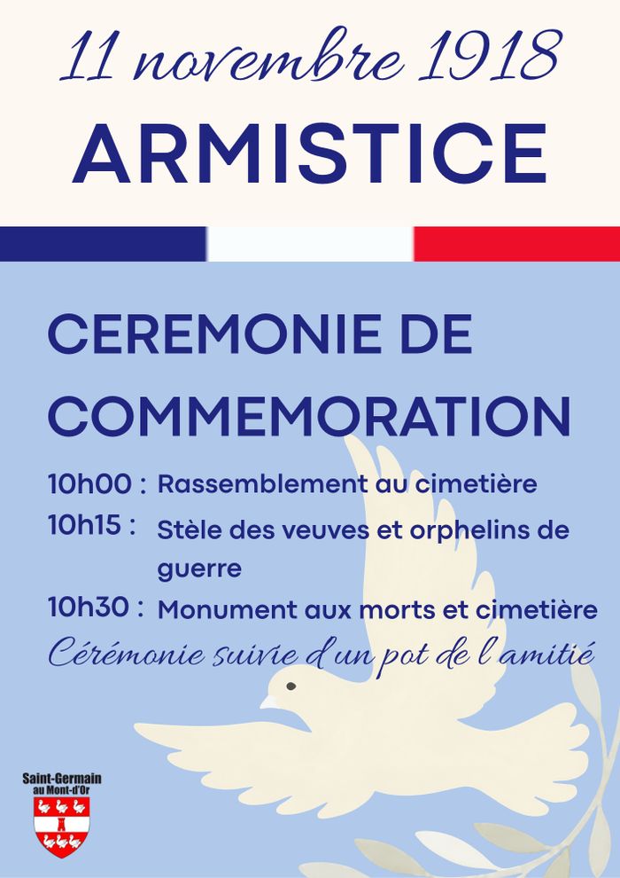 Commémoration du 11 novembre 1918