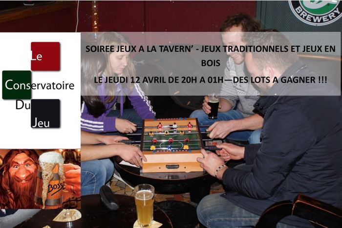 Soirée Jeux en Bois à la Tavern'