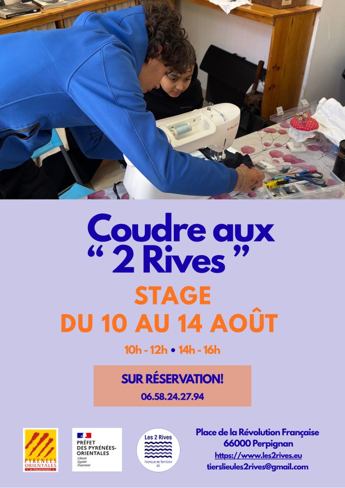 L'atelier couture ouvre ses portes cet été !