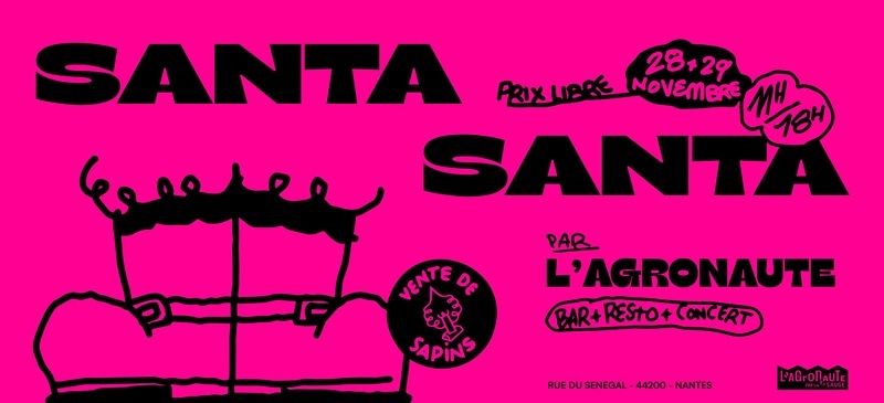 Photo de couverture - Santa Santa : contre-marché de Noël de l'Agronaute
