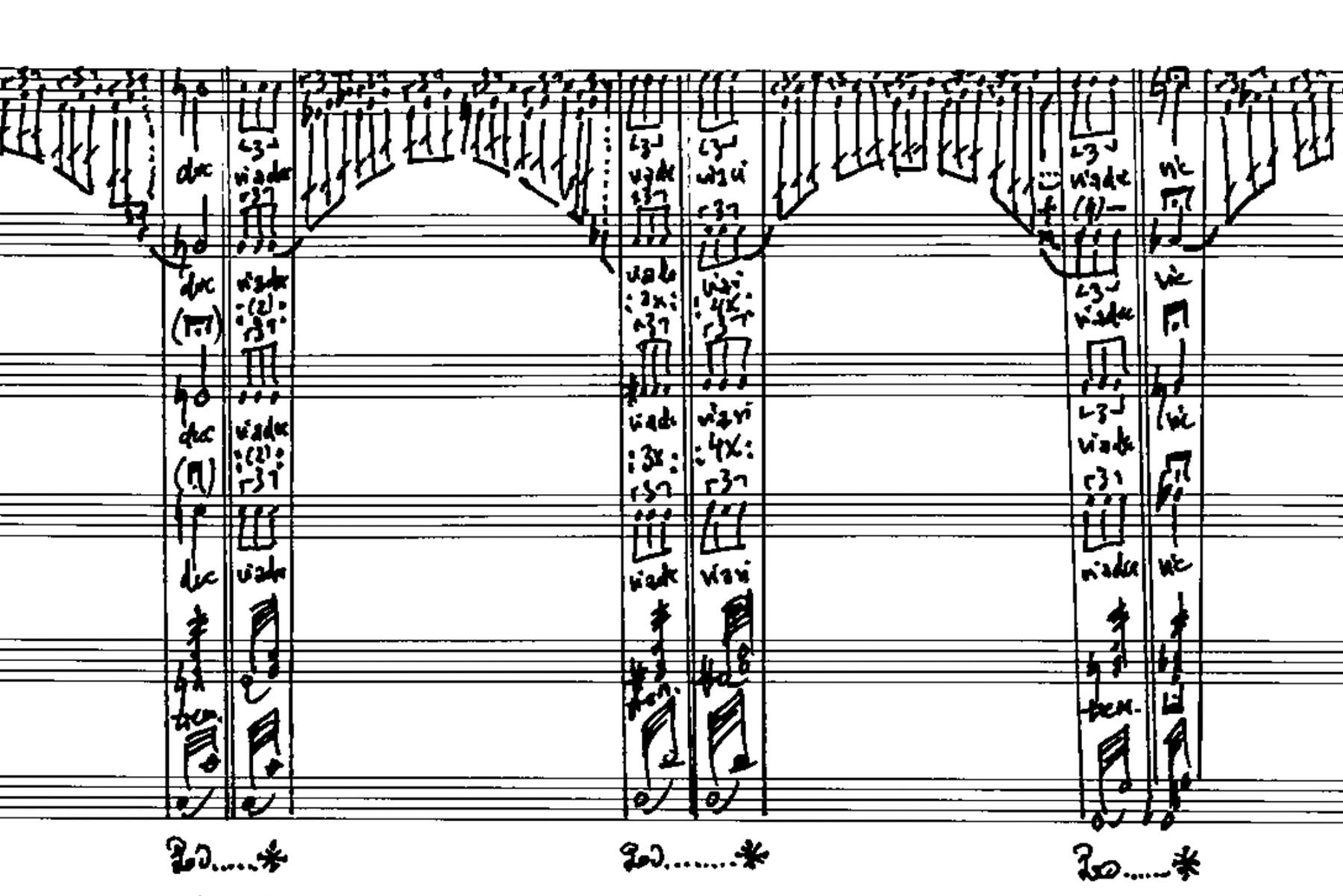 Viaduc : temps musical et exposition de partitions graphiques