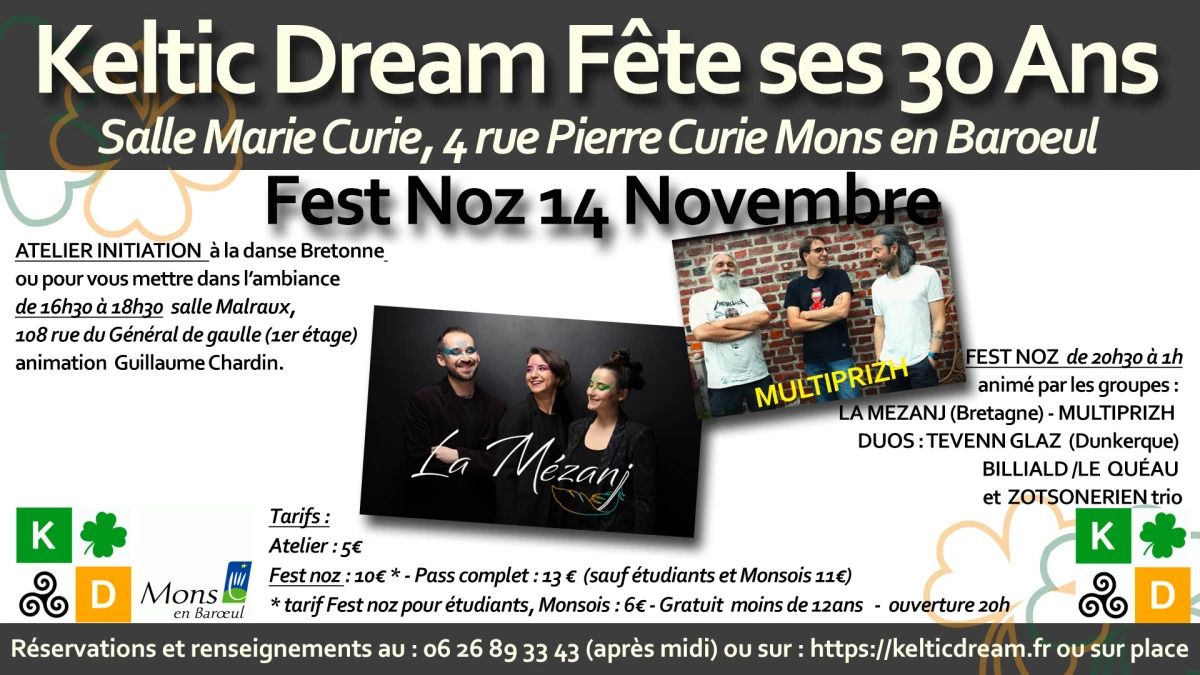 Keltic Dream fête ses 30 ans - Fest-noz