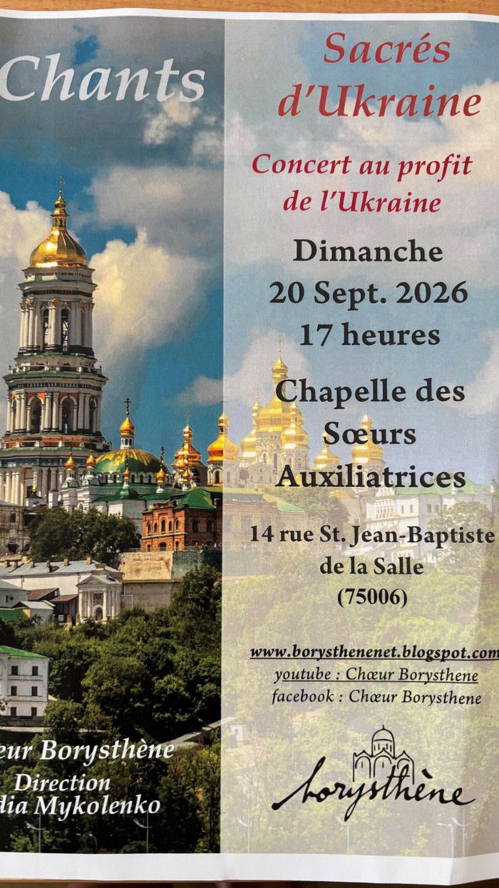 Concert chants sacrés d'Ukraine