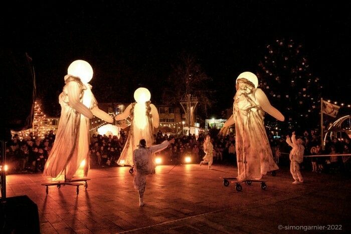Spectacle nocturne Totems - Le Voyage en Hiver