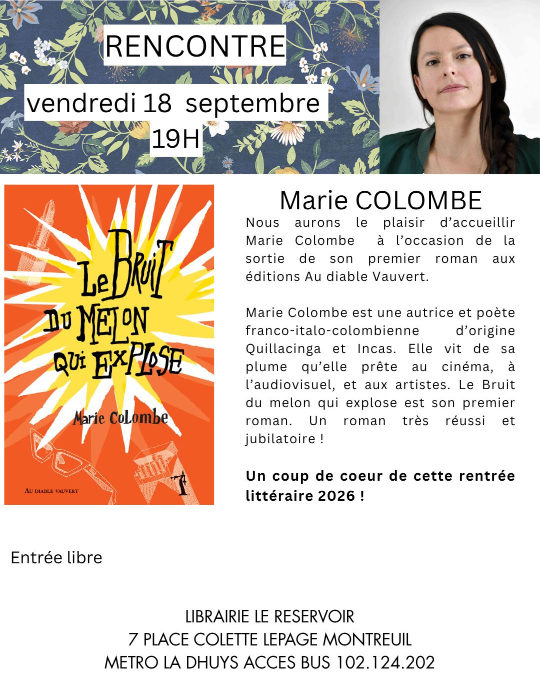 RENCONTRE LITTERAIRE