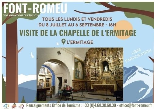 Visite de la chapelle de l'ermitage