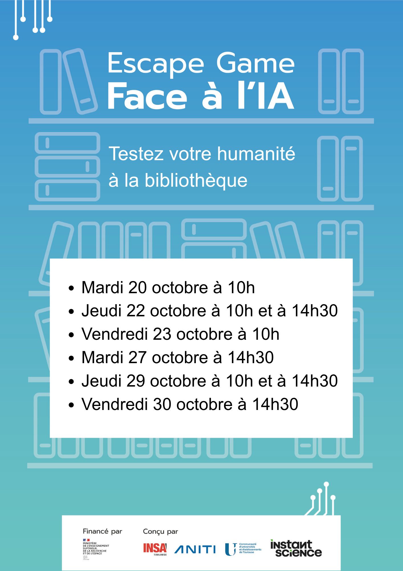 Escape Game "Face à l'IA" / Instant Science, INSA, ANITI