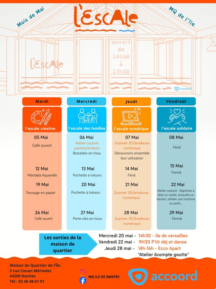 Ouverture du café associatif L'Escale