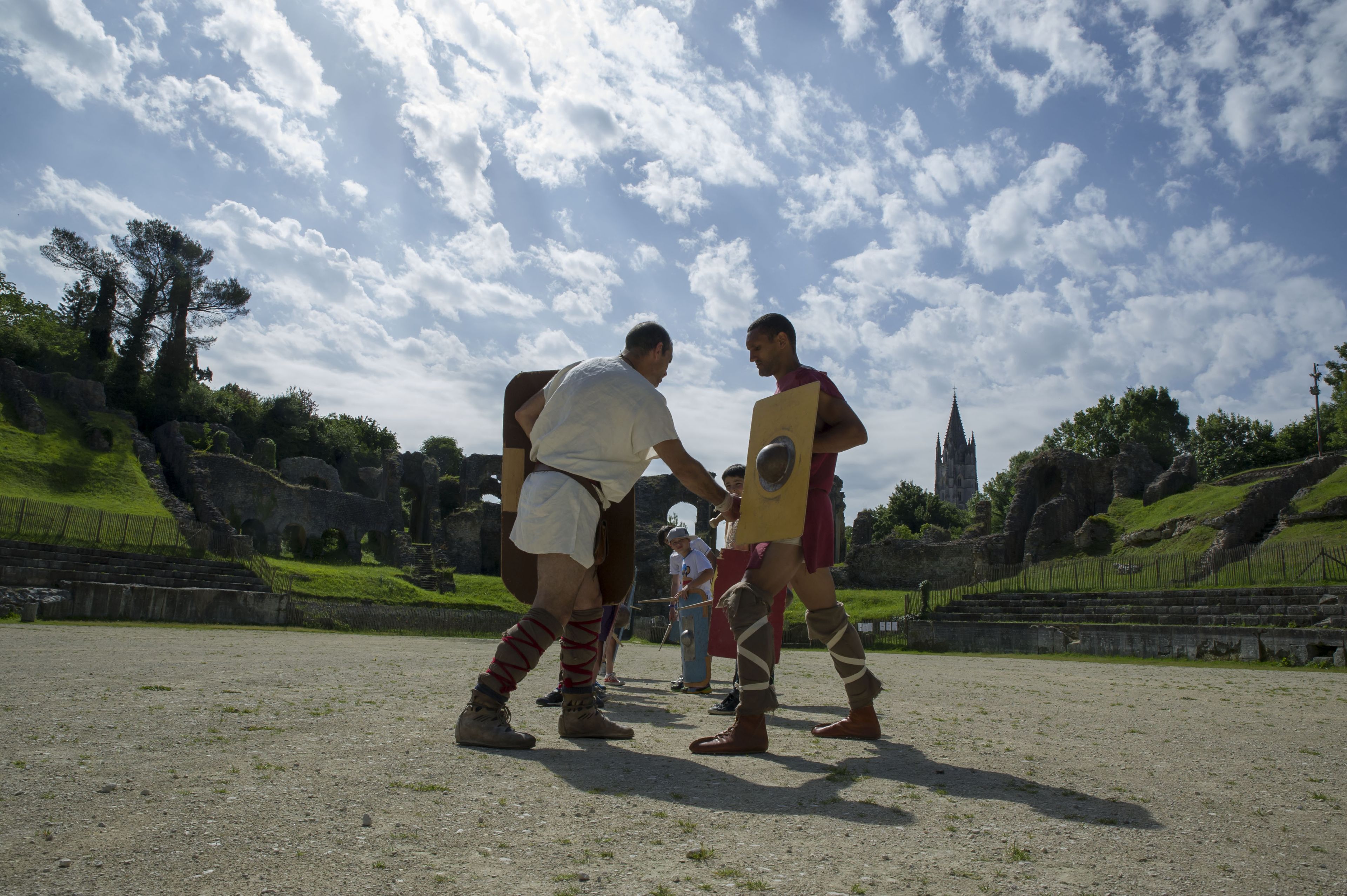 Rencontre avec l'association de gladiature Mediolanum Ludus