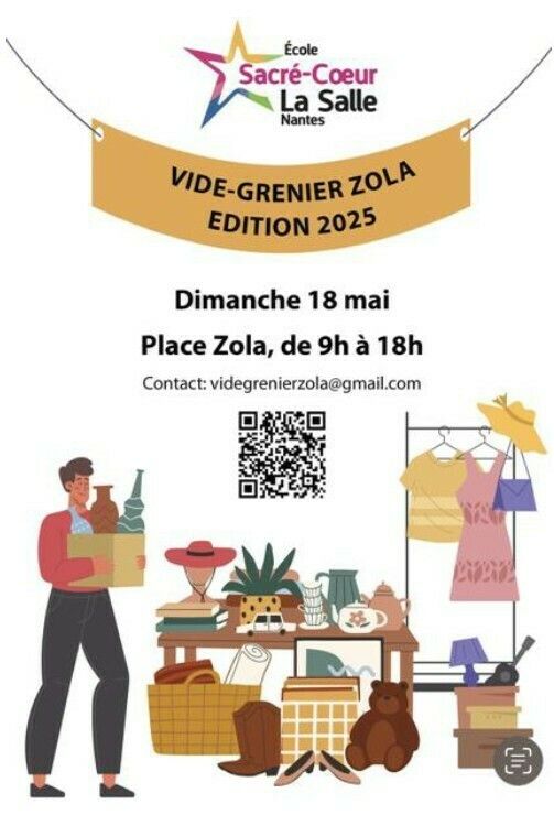 Vide-grenier place Zola