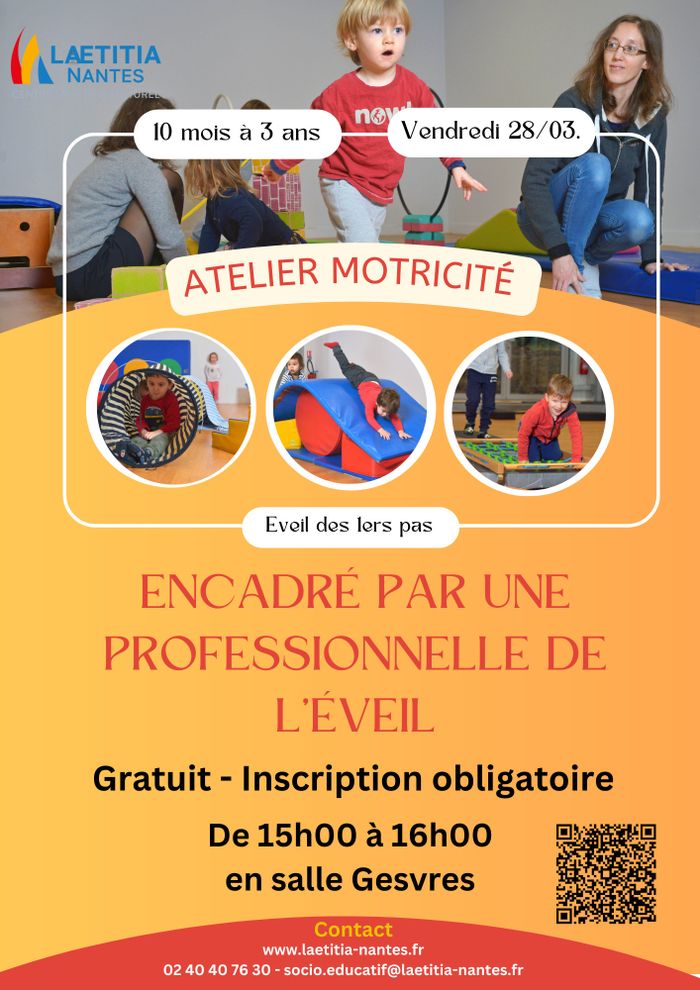 Atelier motricité à la Laetitia