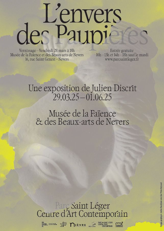 Exposition temporaire de Julien Discrit au musée de la Faïence et des Beaux-Arts - L'Envers des Paupières