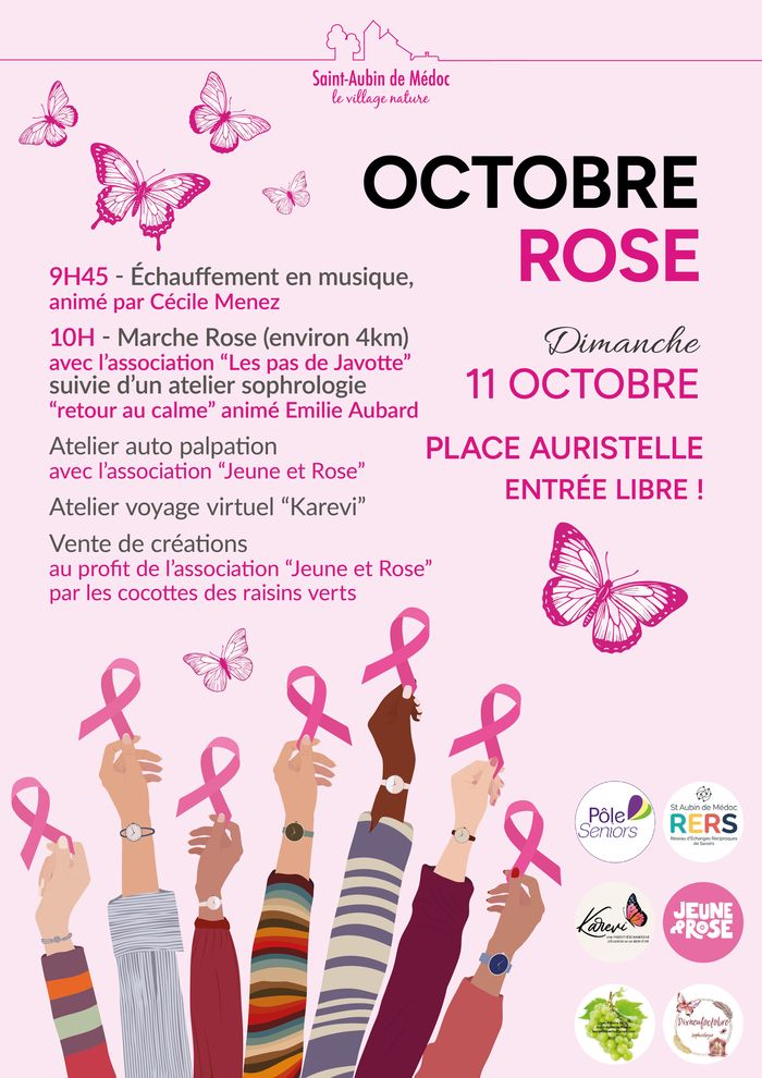 Octobre Rose à Saint-Aubin de Médoc