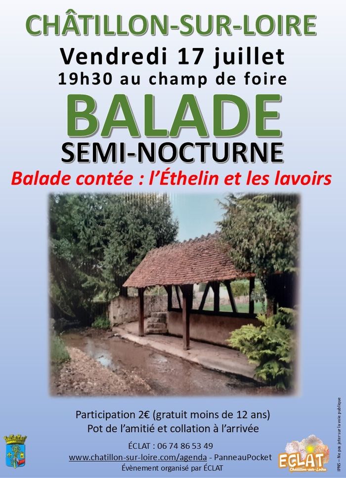 Balade commentée semi-nocturne : A la découverte de l'Ethelin