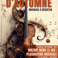Festival d'automne: Mozart mène le jeu: plaisanterie musicale