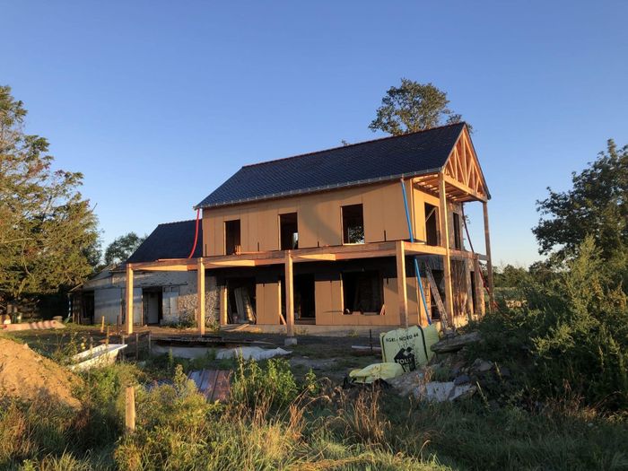 Transformation longère : bois, paille et terre