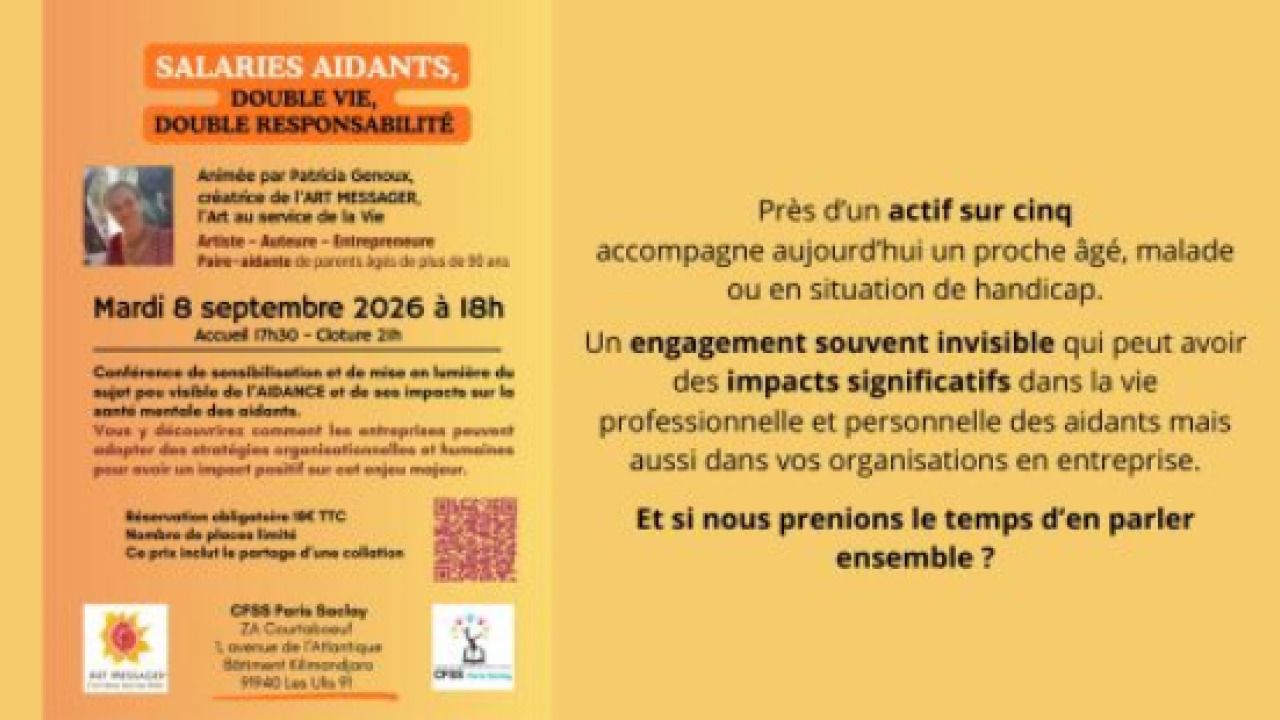 Conférence - Aidants salariés, double vie, double responsabilité