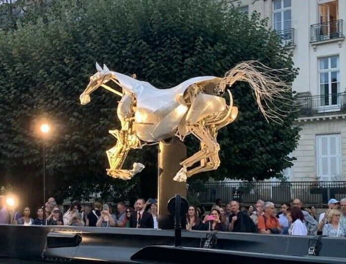 Zeus, le cheval des Jeux olympiques, de retour à Nantes