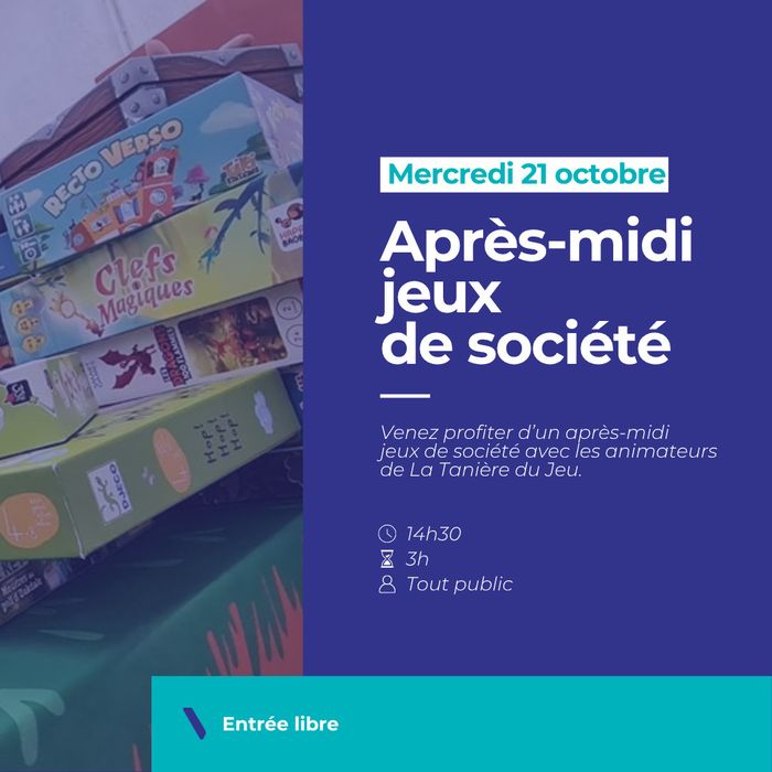 Après-midi jeux de société