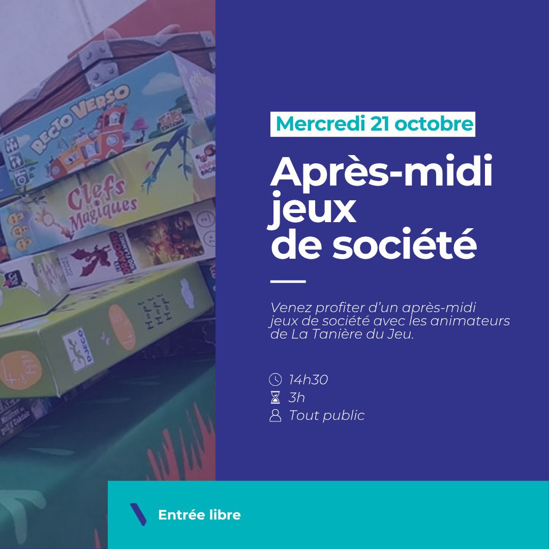 Après-midi jeux de société