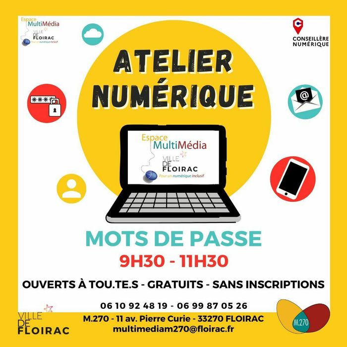 Atelier Numérique - Mots de passe