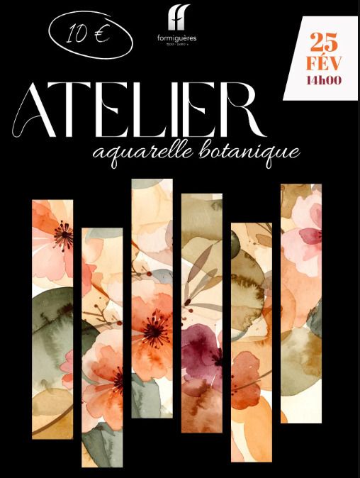 Atelier aquarelle botanique