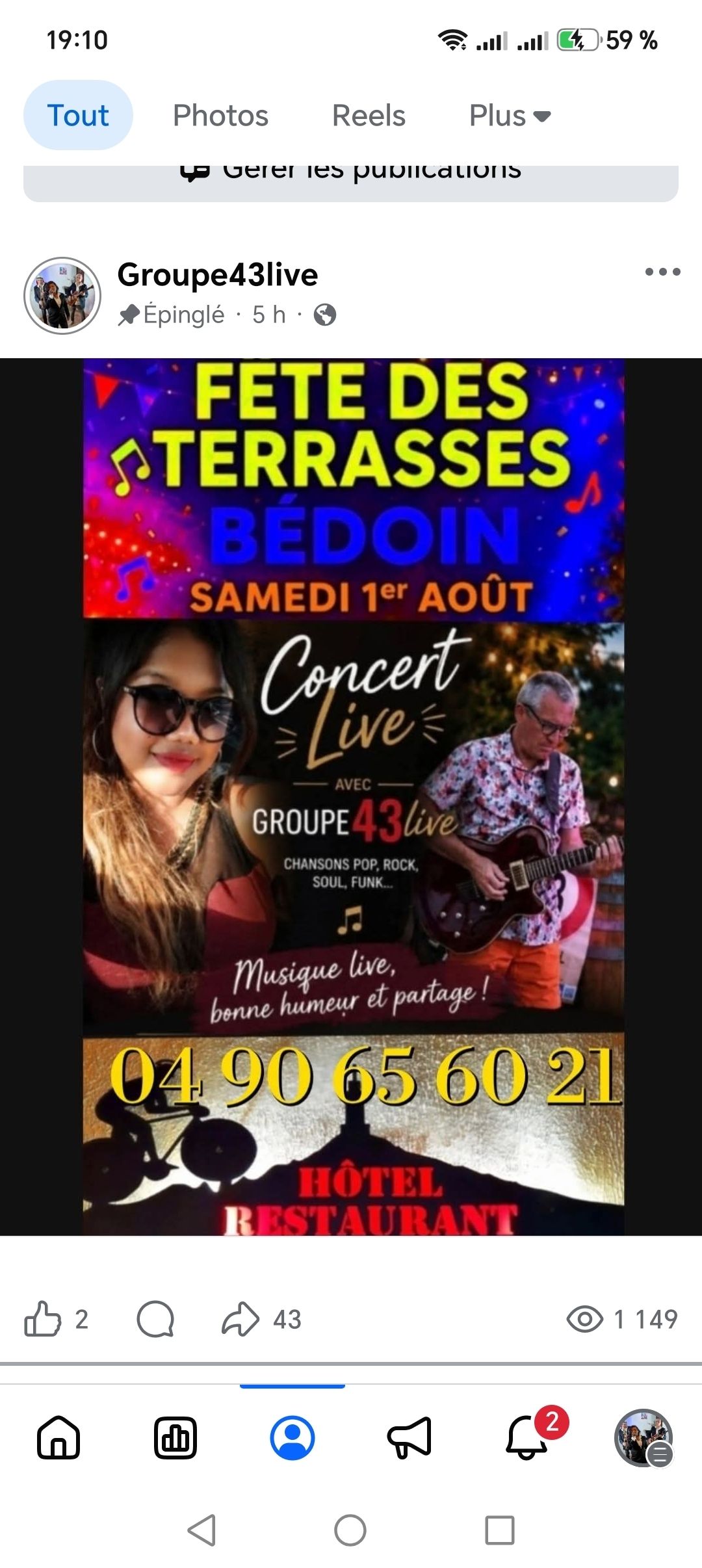 Fête des terrasses à BEDOIN 84410