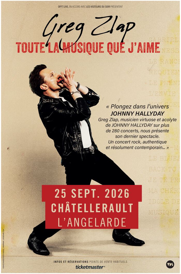 Affiche, Greg Zlap - Toute la musique que j'aime