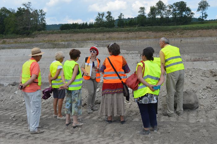 Visite des carrières de diatomées et usine