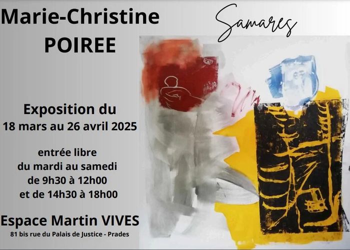 Exposition Samares de Marie-Christine Poirée