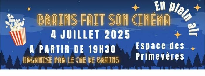 Un cinéma de plein air pour clôturer l'année scolaire