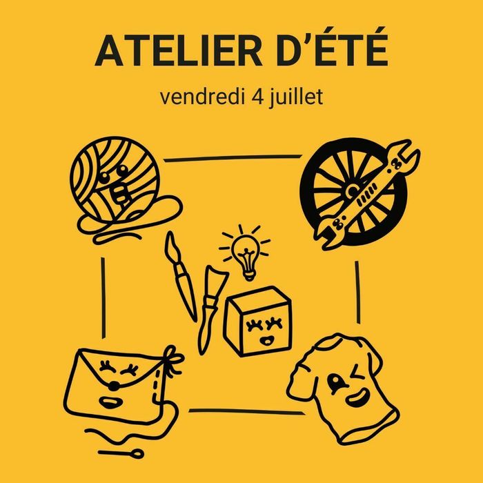 Atelier d'été "Déco de T-shirt" proposé par La Boîte à Récup