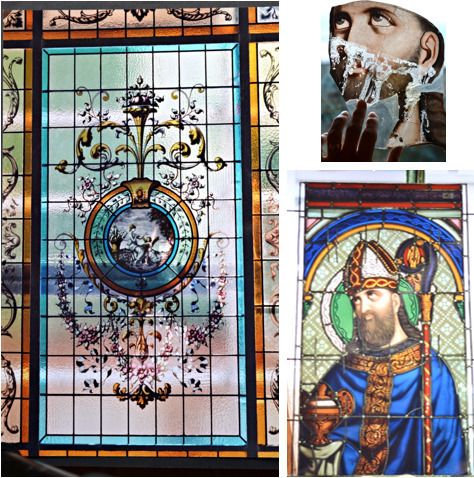 Découvrez la restauration d'un vitrail et la peinture sur verre
