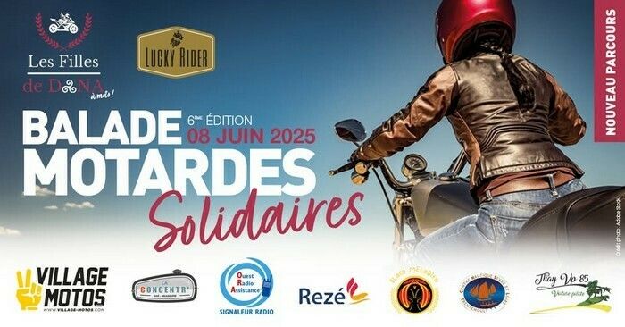 Les Filles de Dana à Moto - Balade des motardes solidaires