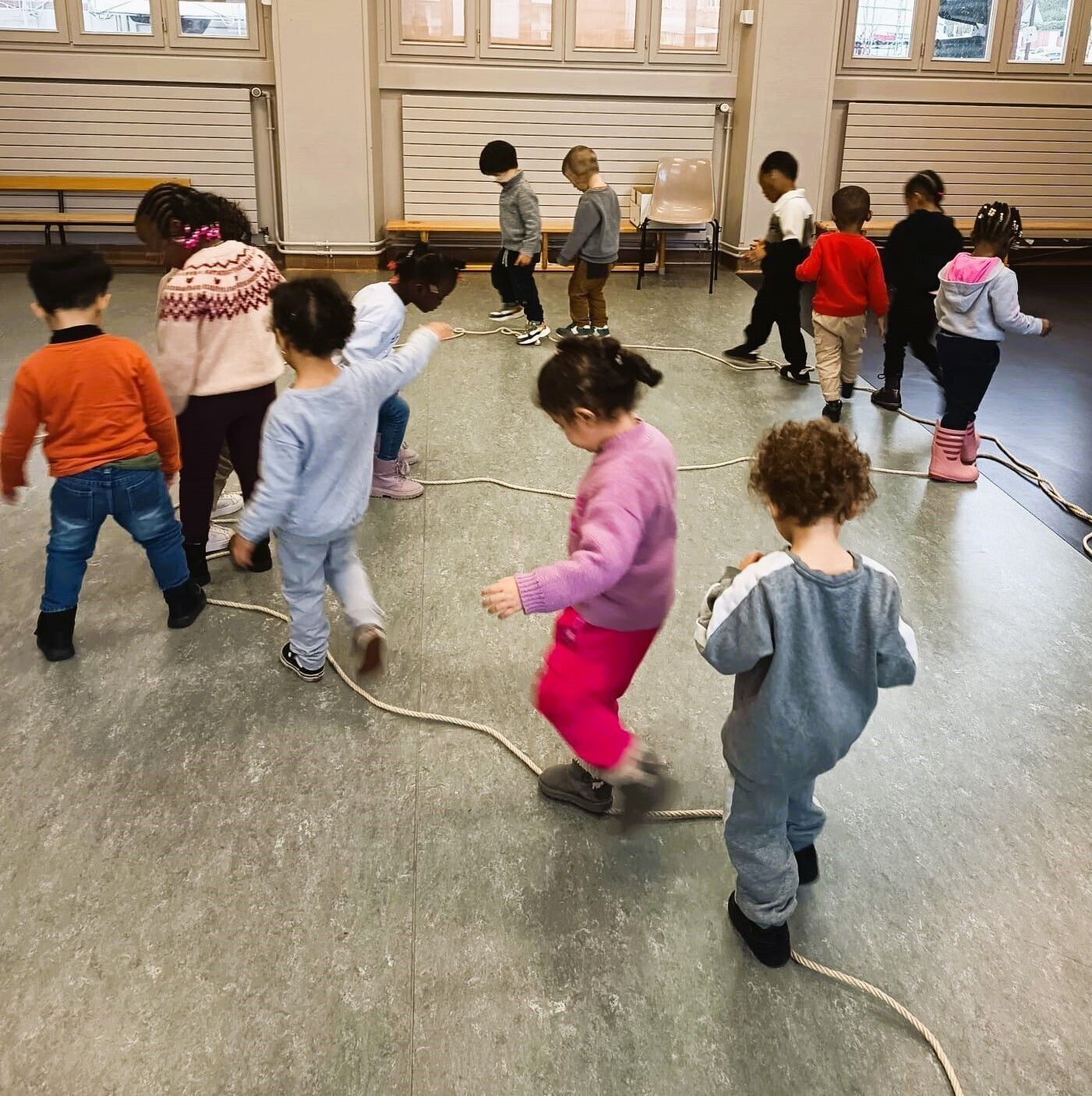 Atelier de motricité parents-enfants