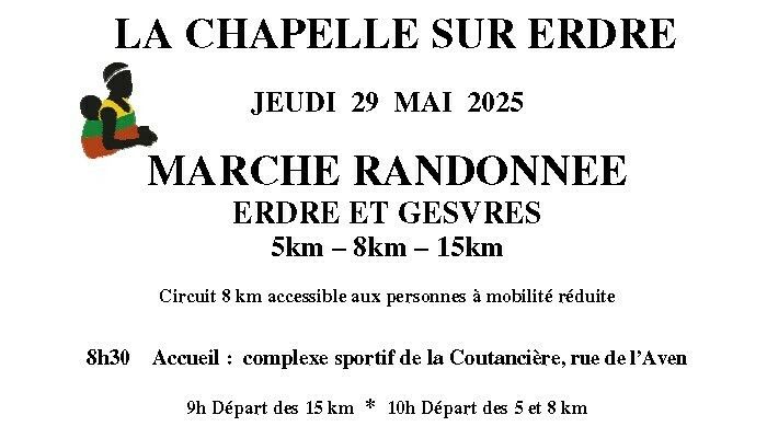 Marche Randonnée Erdre et Gesvres – Au profit des enfants rwandais