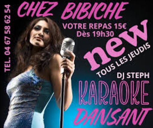 Karaoké dansant chez Bibiche