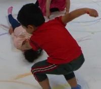 Mes vacances au musée : Faire danser les lignes, atelier de Marielle Hocdet et Matthieu Cottin