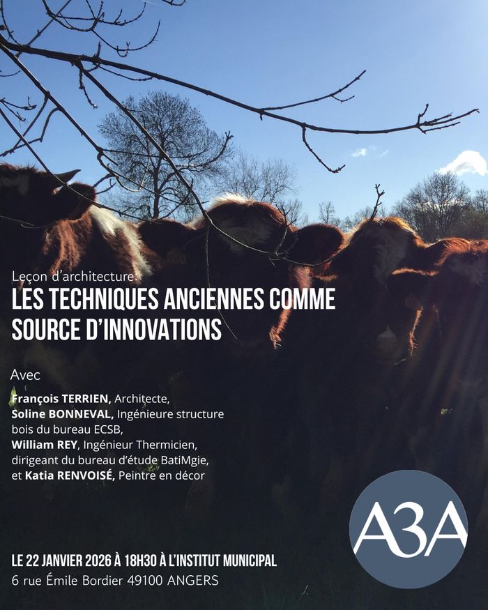 Leçon d'architecture : Les Techniques anciennes comme source d’innovations -  François Terrien, Soline Bonneval, William Rey et Katia Renvoisé