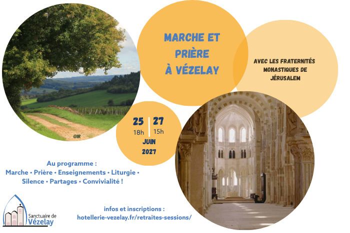 Marche et prière à Vézelay