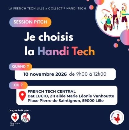 Handi Tech : l’innovation au service du handicap | Matinée de pitchs – 10 novembre