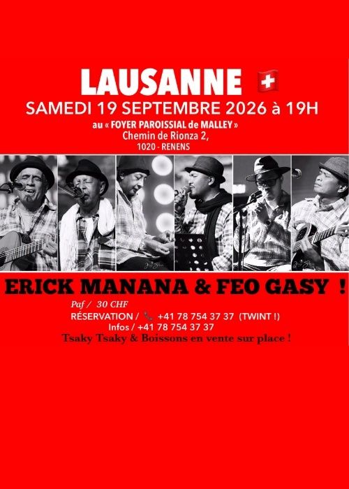 Erick MANANA et FEOGASY à Geneve