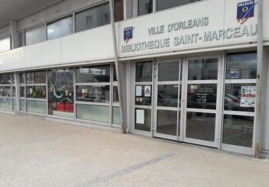 Visite de la médiathèque Saint-Marceau
