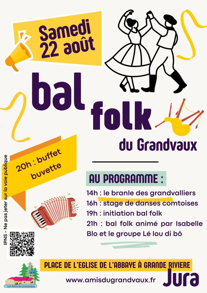 Affiche — Stage de danses comtoises