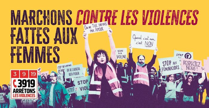 Marchons contre les violences faites aux femmes