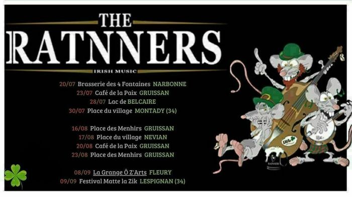 Concert Irish Music avec The Ratnners