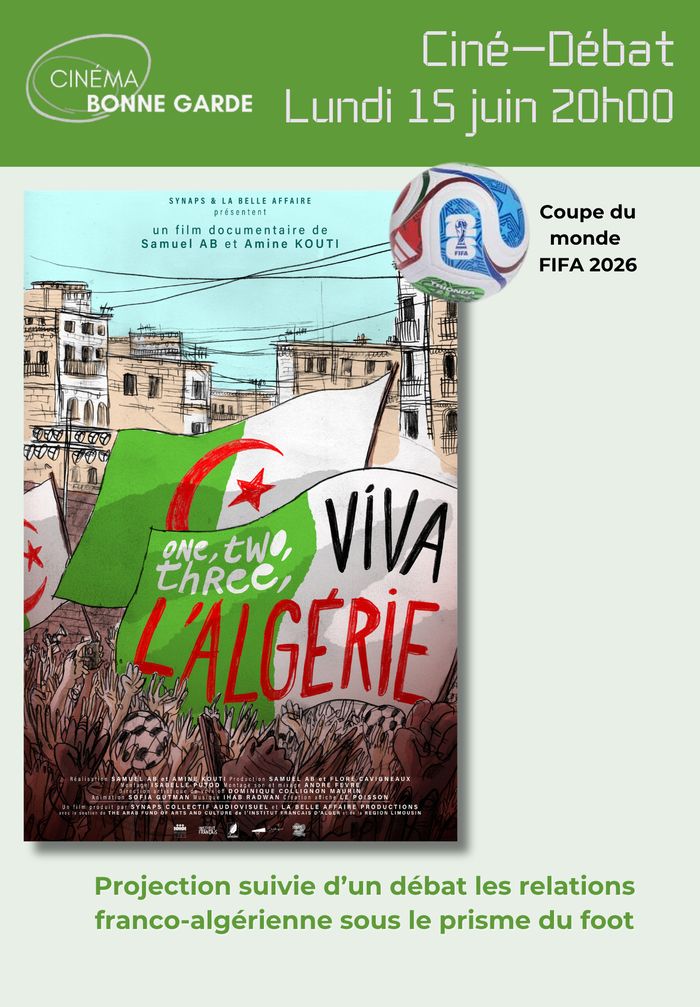 Ciné-Débat : One, Two, Three, Viva l'Algérie