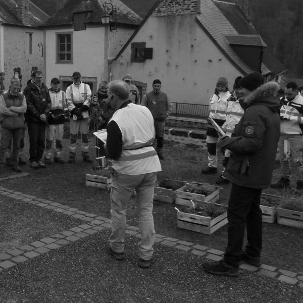 Journée citoyenne :  création de nouveaux massifs économes en eau à Juigné-sur-Sarthe