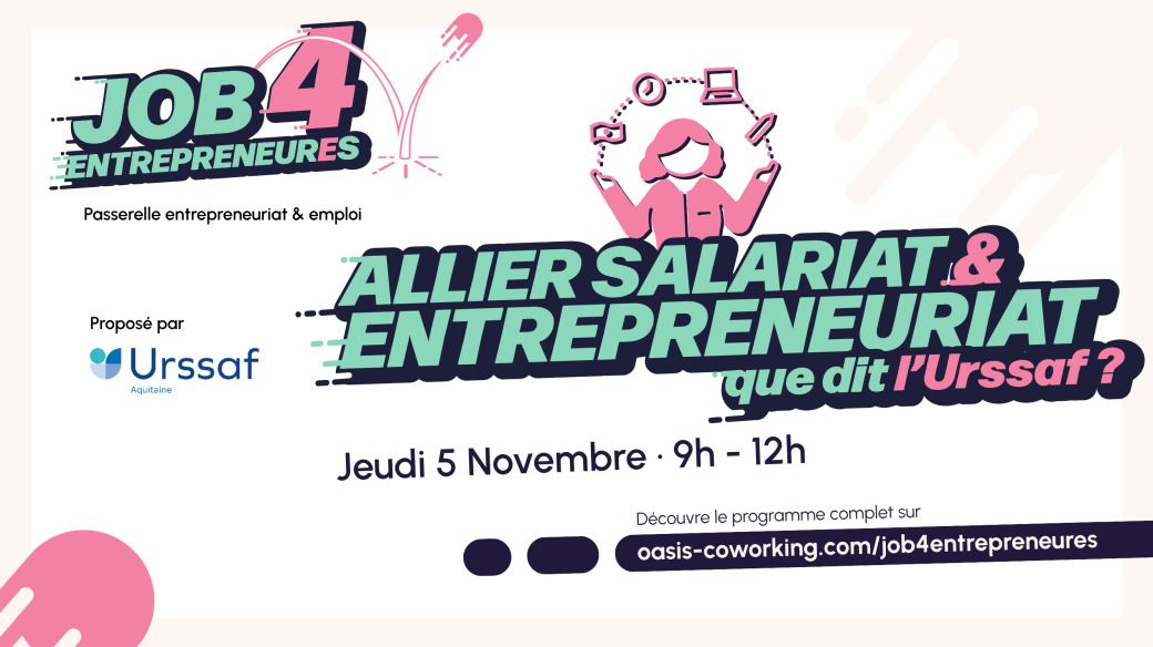 Allier salariat et entrepreneuriat : que dit l'URSSAF - JOB4ENTREPRENEURES