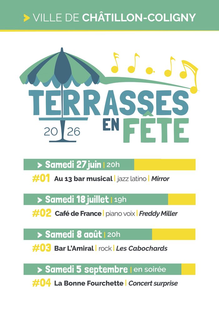 Terrasses en fête - concert surprise